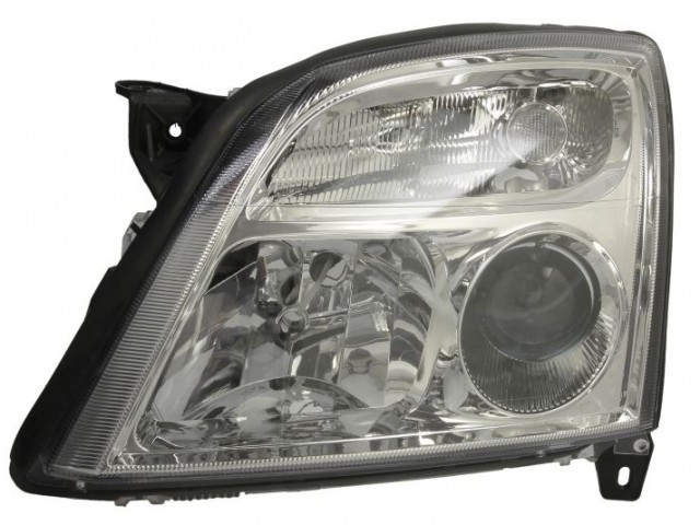 Opel Signum 2003-2005, Vectra C 2002-2005 utángyártott új bal első fényszóró DE-H7/H7 (króm házas) TYC