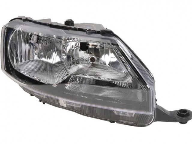 Skoda Rapid 2012-2019 utángyártott új jobb első fényszóró H7/H15 (motorral) TYC