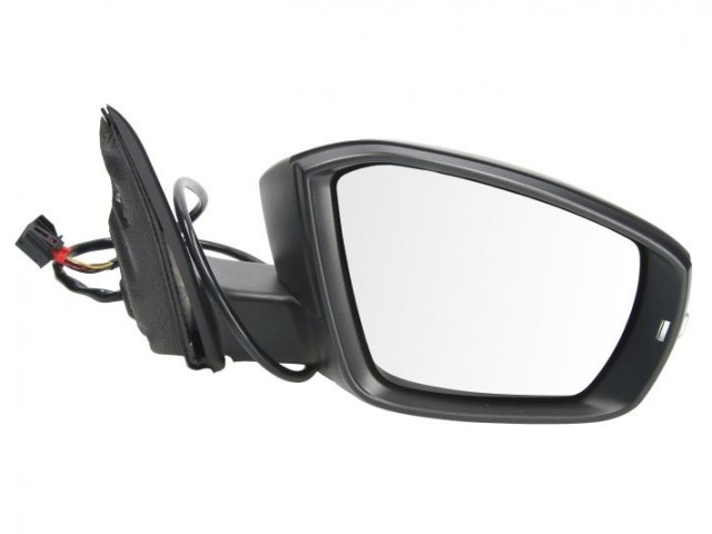 Skoda Octavia III. 2013-2019 utángyártott új jobb oldali visszapillantó tükör, fűthető, elektromossan állítható, indexel