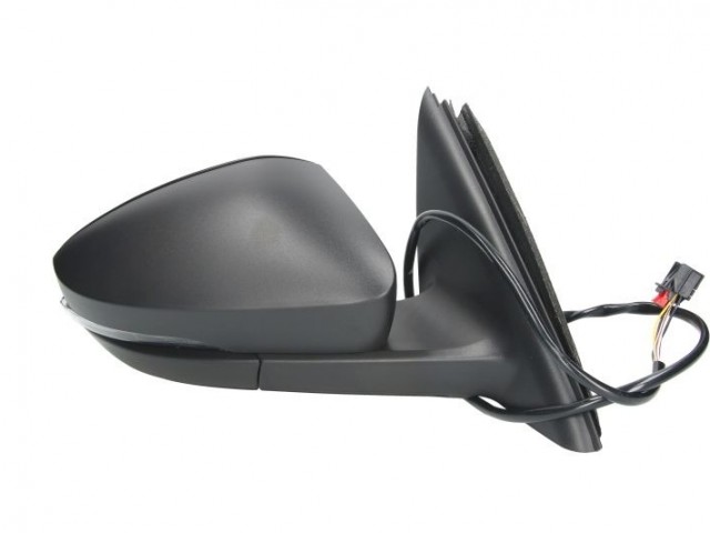 Skoda Octavia III. 2013-2019 utángyártott új jobb oldali visszapillantó tükör, fűthető, elektromossan állítható, indexel