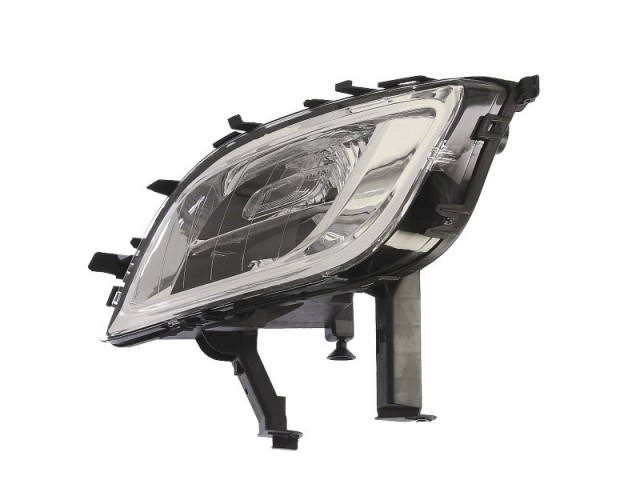 Opel Astra J 2009-2012 utángyártott új bal első ködlámpa H10 króm házas, ir.jelzős TYC