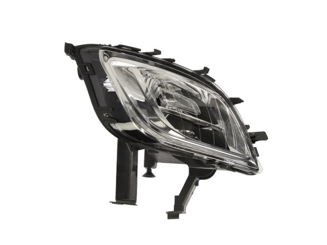 Opel Astra J 2009-2012 utángyártott új jobb első ködlámpa H10 króm házas, ir. jelzős DEPO