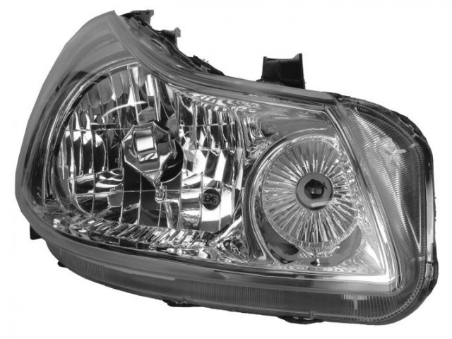 Fiat Sedici 2006-2009, Suzuki SX4 2006-2014 utángyártott új jobb első fényszóró H4 motorral (Valeo-tip) TYC