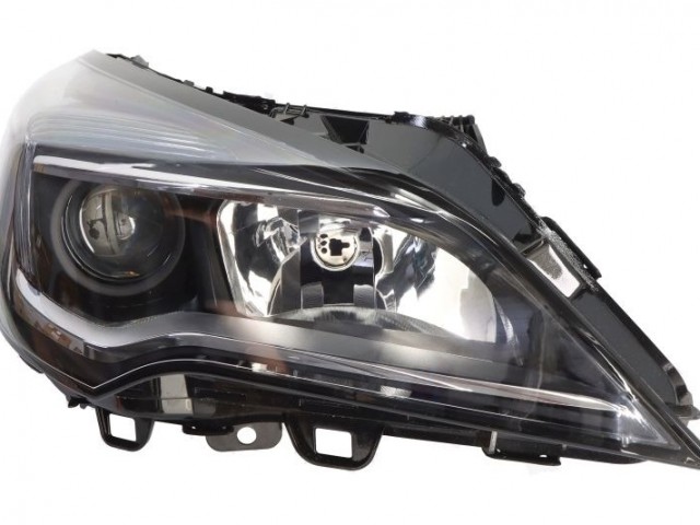 Opel Astra K utángyártott új jobb első fényszóró H1/H7+LED (elektr.nélkül, motorral) TYC