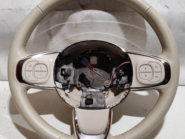 207886 Fiat 500 2015-2025  fehér színű kormánykerék 735633755