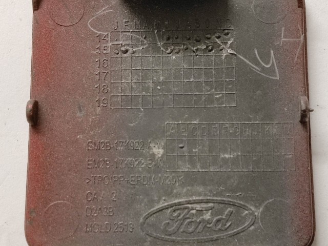 Ford Galaxy 2005-2015 2005-2015 Vonószem takaró használt  piros hátsó 