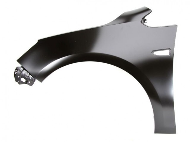 Opel Astra J 2009-2020 utángyártott új bal első sárvédő, oldalindexes kivitel (3a. nem jó)