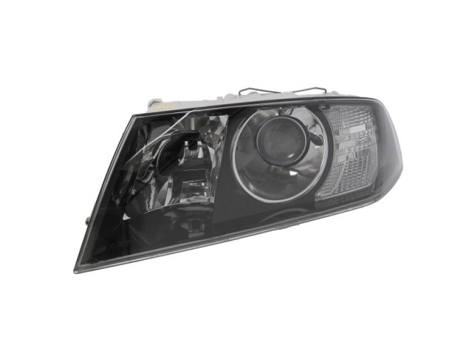 Skoda Octavia II. 2004-2008 utángyártott új bal első fényszóró XENON D1S/H1fekete ház (motorral) DEPO