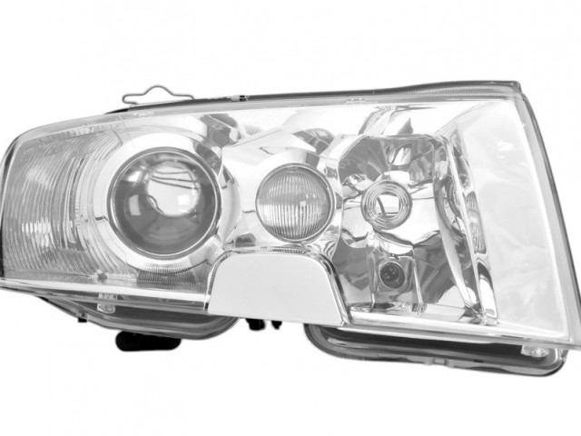 Skoda Superb I. 2001-2008 utángyártott új jobb első fényszóró  XENON ködlámpa nélkül motorral DEPO