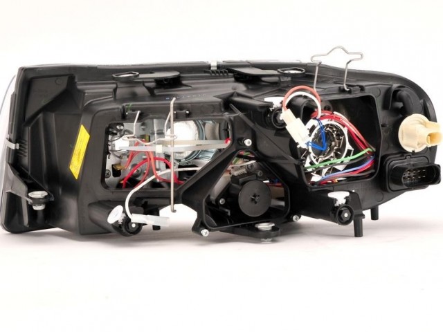 Skoda Superb I. 2001-2008 utángyártott új jobb első fényszóró  XENON ködlámpa nélkül motorral DEPO