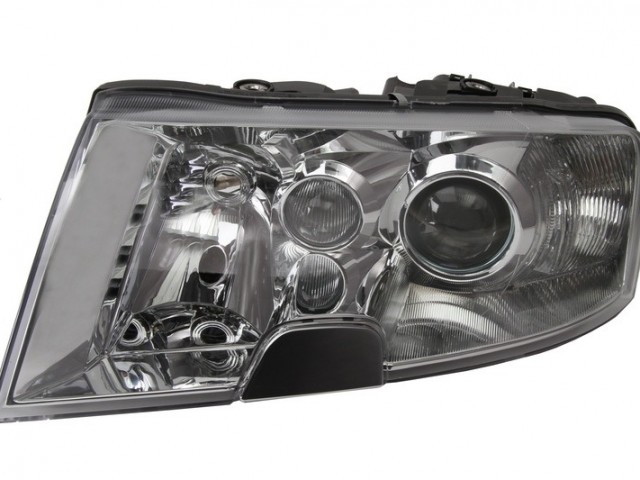 Skoda Superb I. 2001-2008 utángyártott új bal első fényszóró H7/2H3 ködl. (motorral) DEPO
