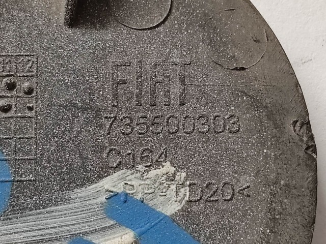 Fiat Punto Evo 2009-2011 Vonószem takaró használt  fehér hátsó 735500303