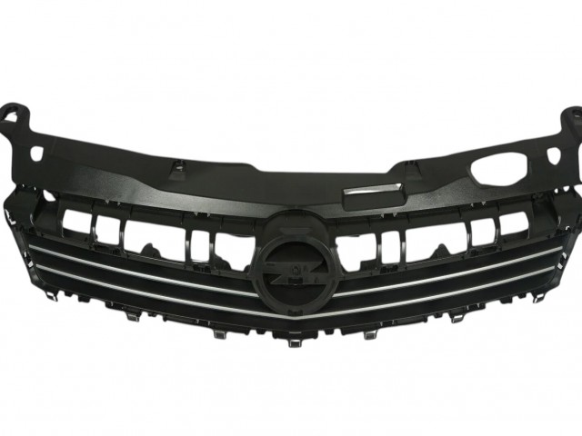 Opel Astra H 2007-2014 utángyártott új díszrács fekete, krómléc hellyel 07.03-tól