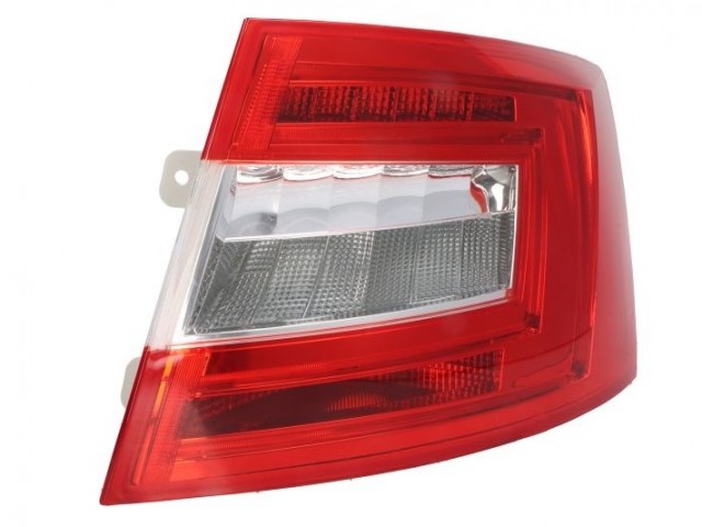 Skoda Octavia III. 2013-2016 utángyártott új jobb hátsó lámpa LED-es (4 ajtós)