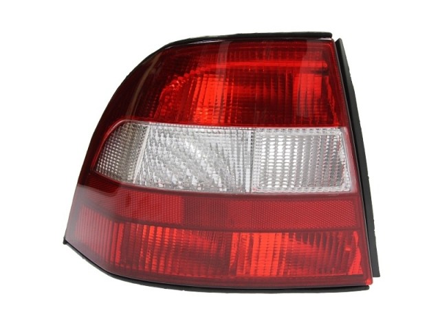 Opel Vectra B 1995-1999 utángyártott új bal hátsó lámpa piros/fehér 4a, DEPO