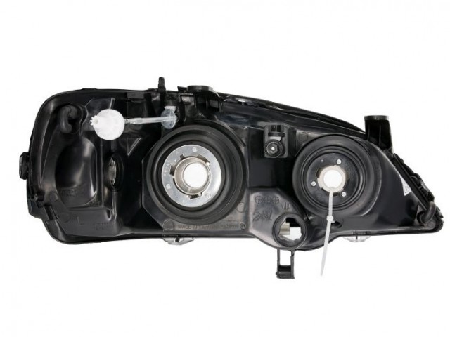 Opel Astra G 1998-2004 utángyártott új bal első fényszóró H7/HB3 (full fekete design) TYC