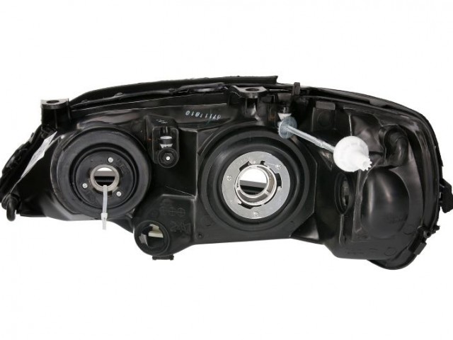 Opel Astra G 1998-2004 utángyártott új jobb első fényszóró H7/HB3  (full fekete design) TYC