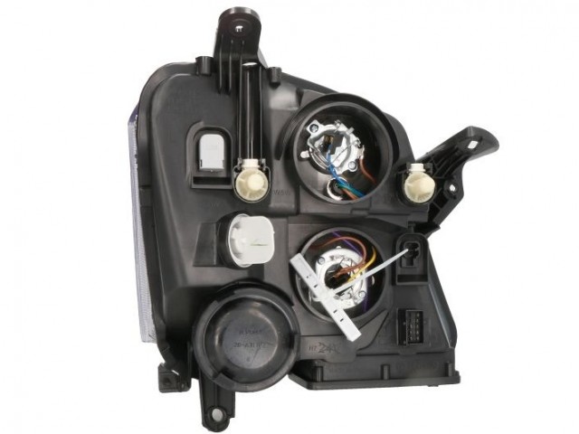 Opel Meriva A utángyártott új bal első fényszóró H7/H1 (belülr. áll.) DEPO