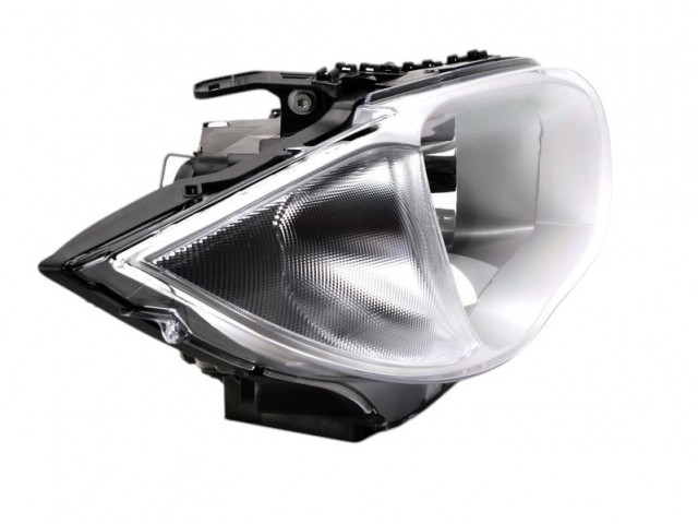 BMW 1 (E87) 2004-2007 utángyártott új jobb első fényszóró 2H7 króm házas (motoros) TYC