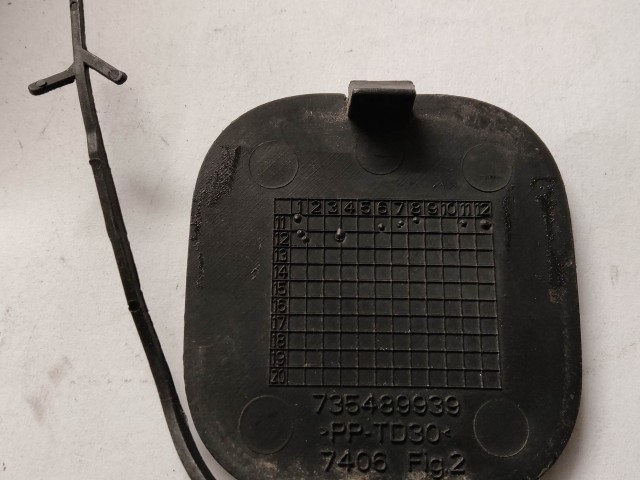 125569 Fiat Panda III. hátsó vonószem takaró 735489939