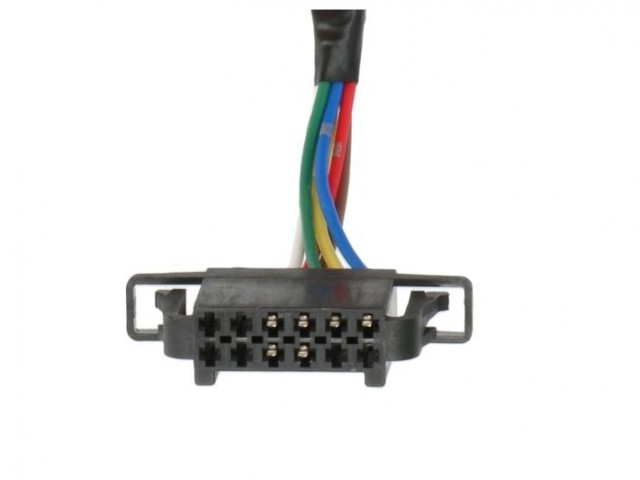 Skoda Octavia II. 2004-2008 utángyártott új bal oldali visszapillantó tükör, fűthető, elektromossan állítható, fényezhető