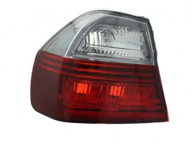 BMW 3 E90 2005-2008 utángyártott új bal hátsó külső lámpa sötét.
