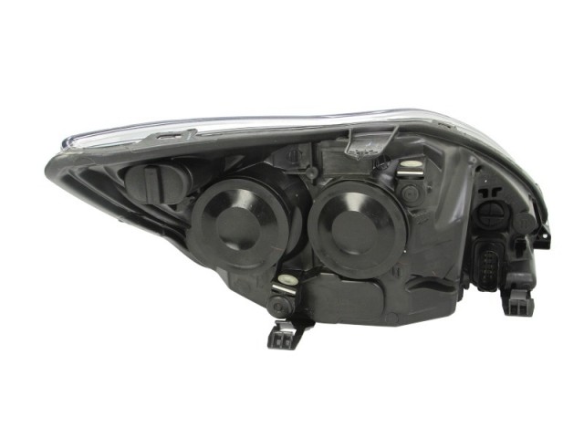 Ford Focus II. 2007-2011 utángyártott új bal első fényszóró H1/H7 fekete házas (motorral) TYC