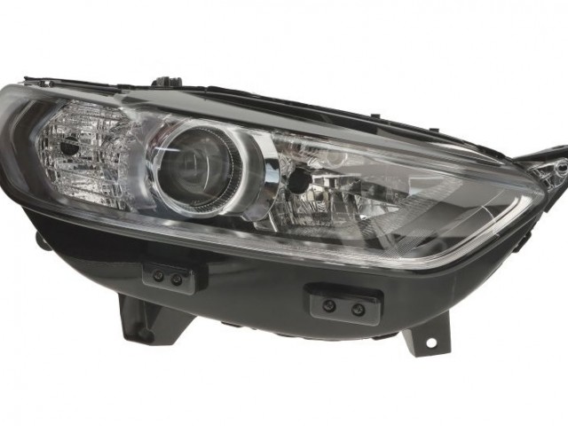 Ford Mondeo V. 2015-2019 utángyártott új jobb első fényszóró H7+H15 nappali fénnyel(motoros) DEPO