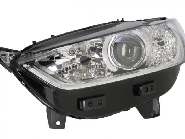 Ford Mondeo V. 2015-2019 utángyártott új bal első fényszóró H7+H15 nappali fénnyel (motorral) DEPO