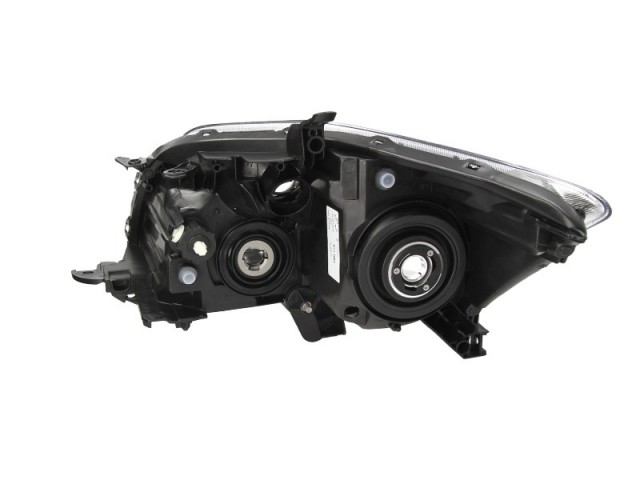 Toyota Auris 2007-2010 E15 utángyártott új jobb első fényszóró H11/HB3 króm házas, V-tip. (motoros) TYC