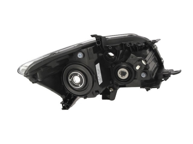 Toyota Auris 2007-2010 E15 utángyártott új bal első fényszóró H11/HB3 króm házas, V-tip. (motoros) TYC