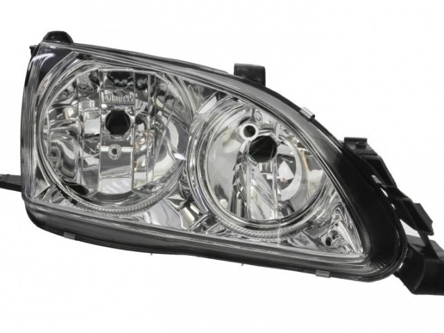Toyota Avensis 2000-2003 utángyártott új jobb első fényszóró 2H7 króm keretes (belülr.áll.) TYC