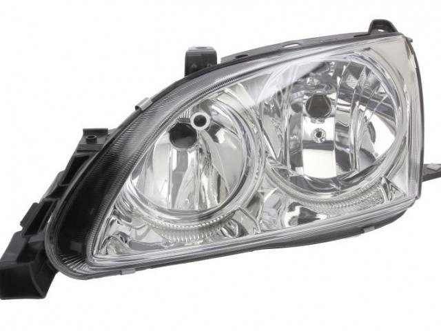 Toyota Avensis 2000-2003 utángyártott új bal első fényszóró 2H7 króm keretes (belülr.áll.) TYC