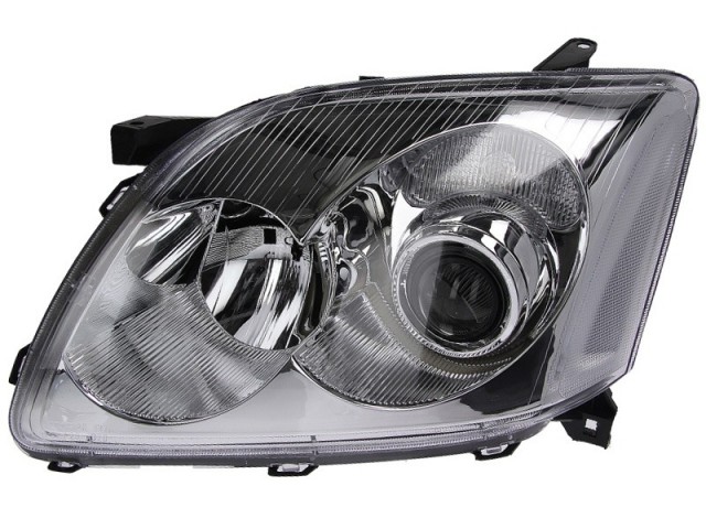 Toyota Avensis 2003-2006 T250 utángyártott új bal első fényszóró H1/H7 (belülr. áll.) TYC