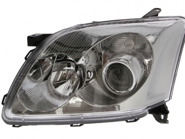 Toyota Avensis 2003-2006 T250 utángyártott új bal első fényszóró H1/H7 (motorral) TYC
