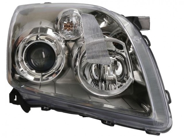 Toyota Avensis 2006-2008 T250 utángyártott új jobb első fényszóró H1/H7 (motoros) TYC