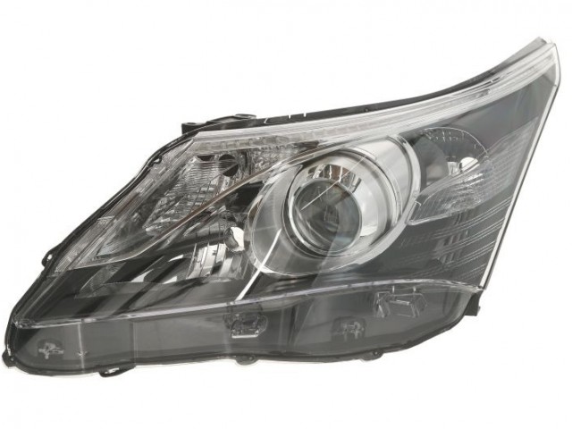Toyota Avensis  2012-2015 utángyártott új bal első fényszóró H11/H9 LED-es (motoros) DEPO