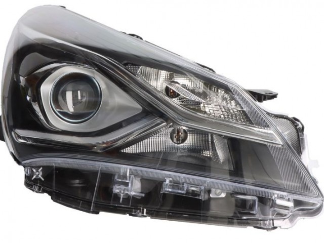 Toyota Yaris 2017-2020 utángyártott új jobb első fényszóró HIR2/WY21W+W21/5W  (motoros) DEPO