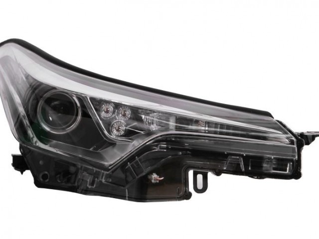 Toyota C-HR 2016-2019 utángyártott új jobb első fényszóró HIR2/LED (motoros) DEPO