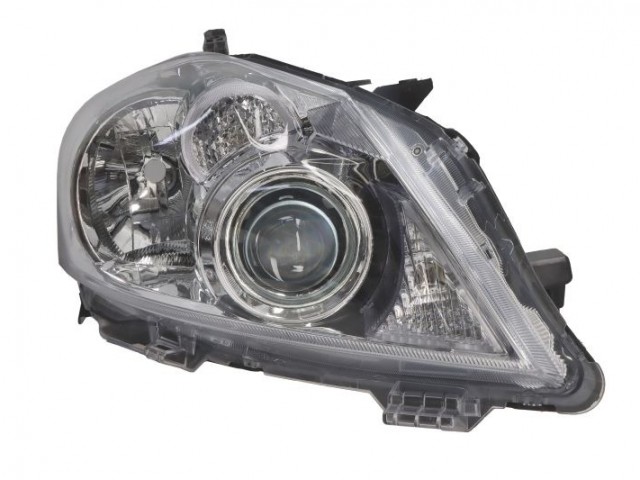 Toyota Auris 2010-2012 E15 utángyártott új jobb első fényszóró H11/HB3 króm házas Valeo-tip(motoros)DEPO