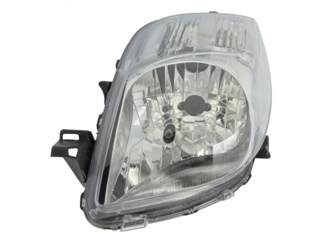 Toyota Yaris II. 2006-2008 utángyártott új bal első fényszóró H4 (motoros) (Ichiko tip) DEPO