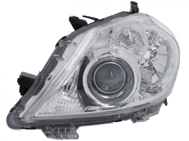 Toyota Auris 2010-2012 E15 utángyártott új bal első fényszóró H11/HB3 króm házas Valeo-tip(motoros)DEPO