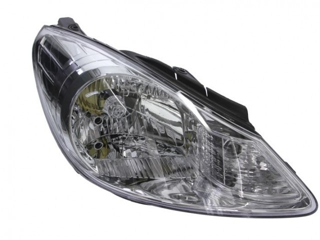 Hyundai I 10 2007-2010 utángyártott új jobb első fényszóró H4 (motorral) DEPO