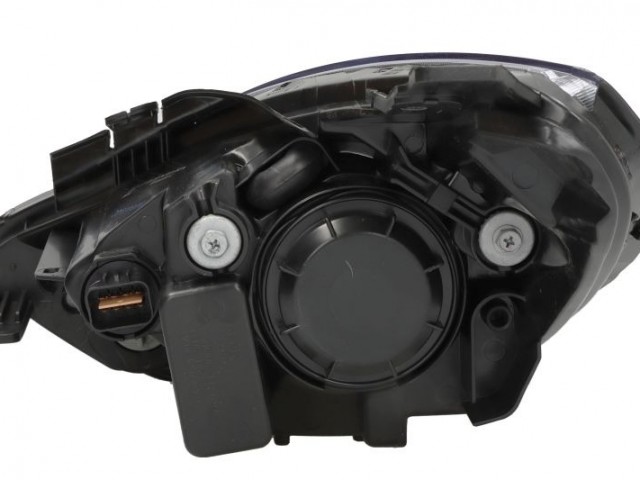 Hyundai I 10 2011-2015 utángyártott új jobb első fényszóró H4 fekete h. (motorral) DEPO