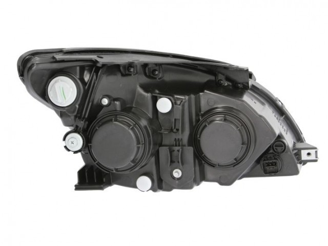 Hyundai I 30 2007-2009 utángyártott új bal első fényszóró H1/H7 króm h. (motoros) TYC