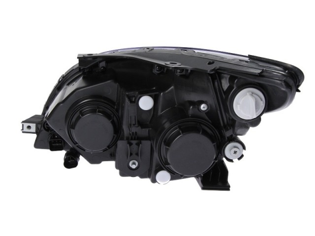 Hyundai I 30 2009-2012 utángyártott új jobb első fényszóró H1/H7 fek. h.(motoros) TYC