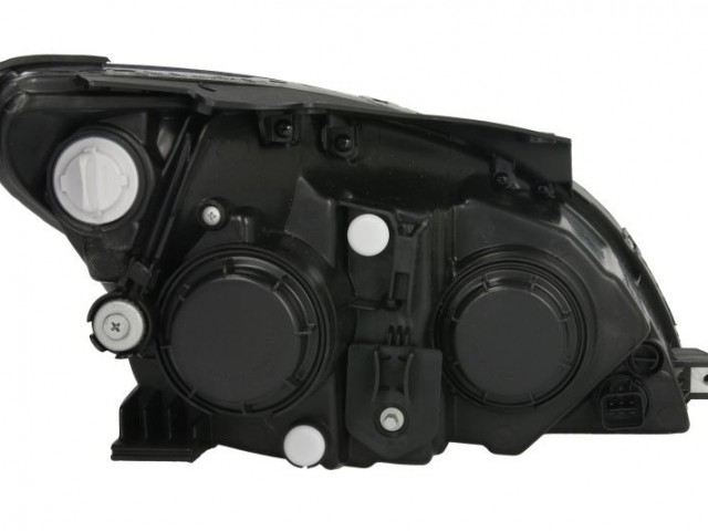 Hyundai I 30 2009-2012 utángyártott új bal első fényszóró H1/H7 fek. h.(motoros) TYC