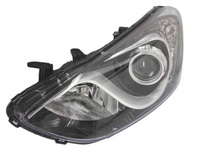 Hyundai I30 GD 2012-1015 utángyártott új bal első fényszóró 2H7 króm házas (motorral) DEPO