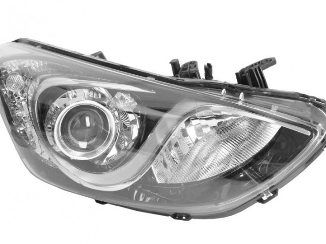 Hyundai I30 GD 2012-1015 utángyártott új jobb első fényszóró 3H7 króm házas (motorral) TYC