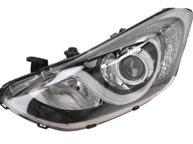 Hyundai I30 GD 2012-1015 utángyártott új bal első fényszóró 3H7 króm házas (motorral) TYC